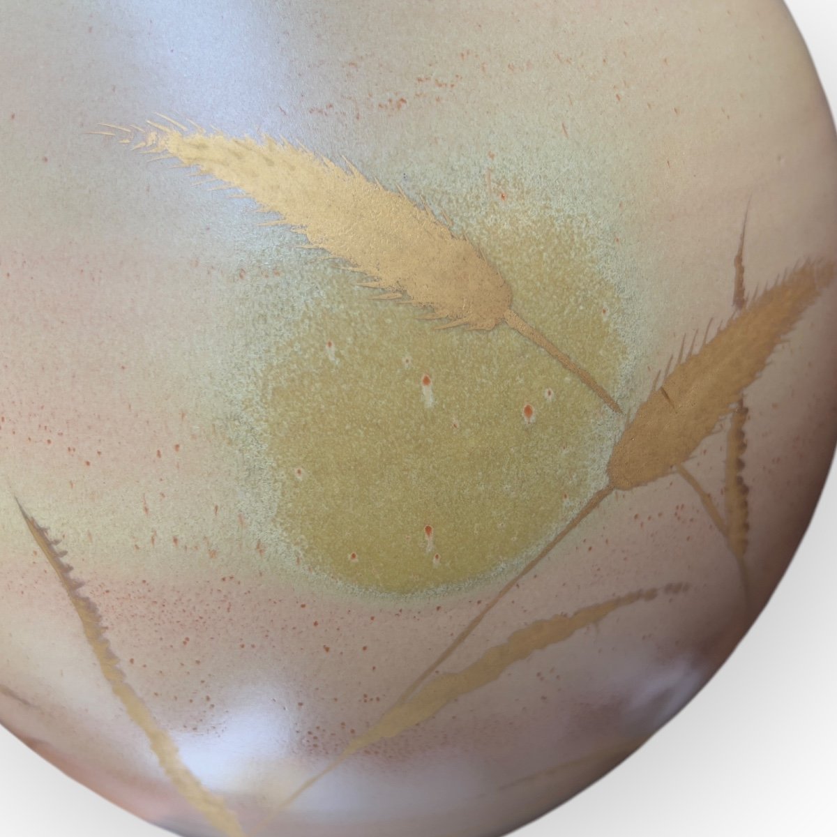 Japan, Japanese Porcelain Vase By Haruo Inoue 1910 - 1975 Kyo-yaki-photo-2