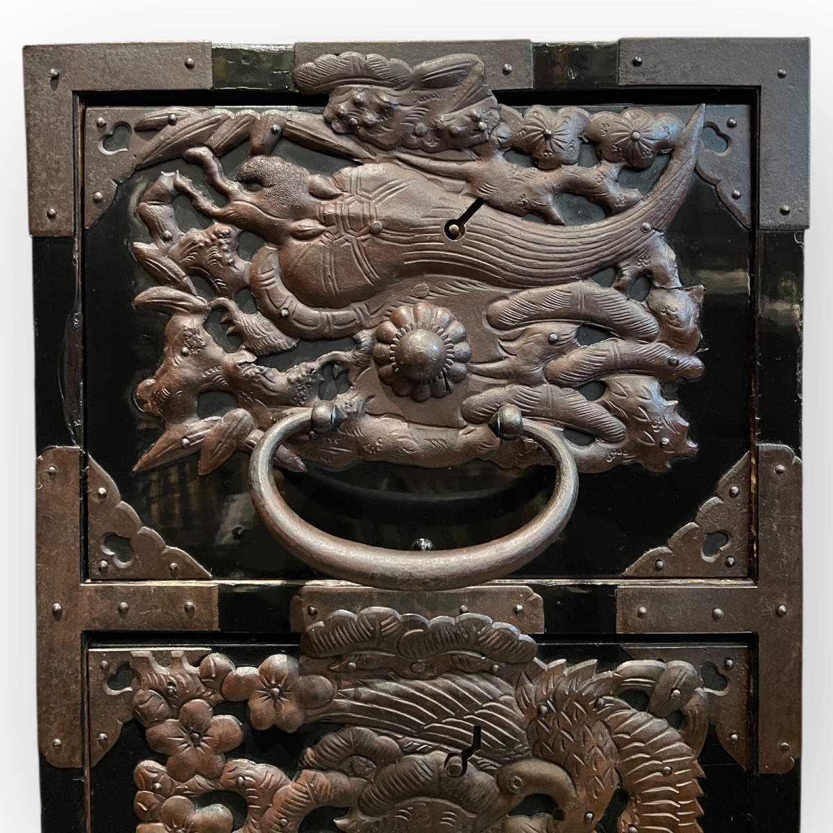 Japon, Rare  Tansu/commode Japonaise, Meuble De Commande, Meiji-photo-1