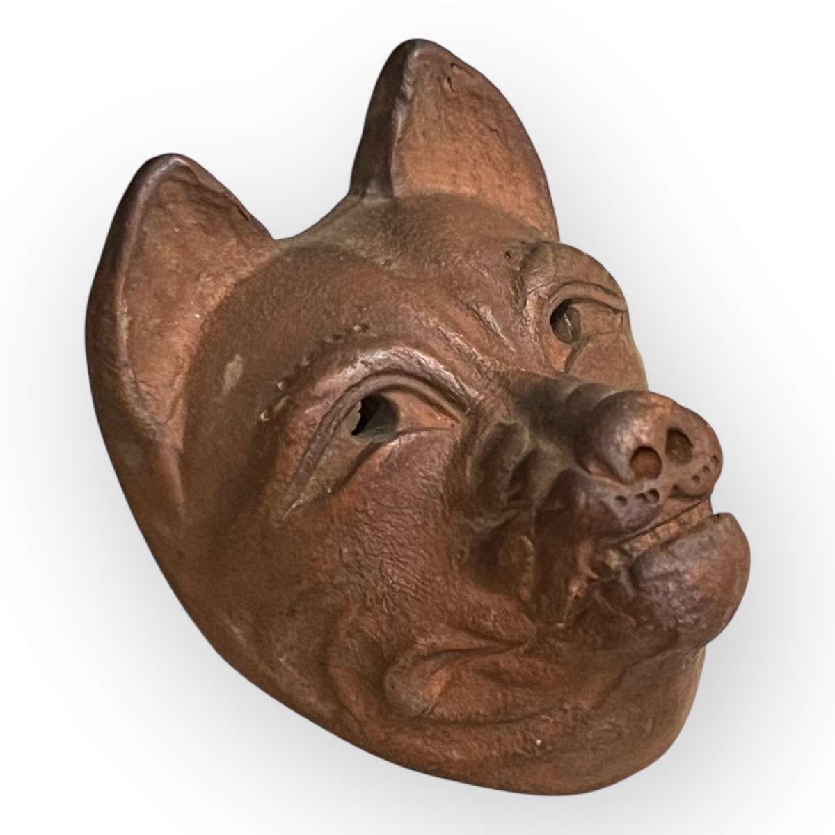 Netsuke Mask Depicting Kitsune, Japan, Meiji