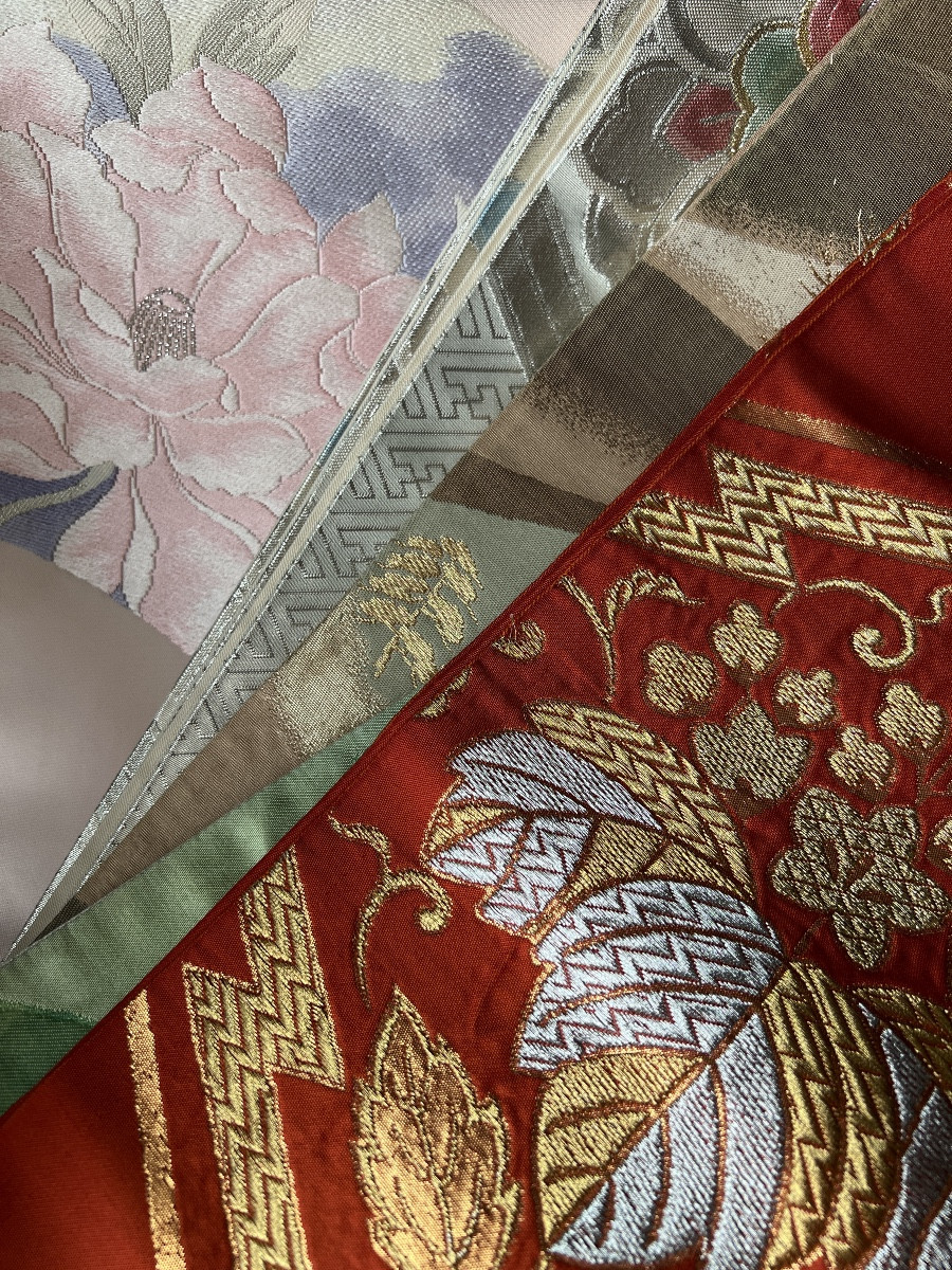Japan, Set Of 9 Obi, Japanese Belts 
