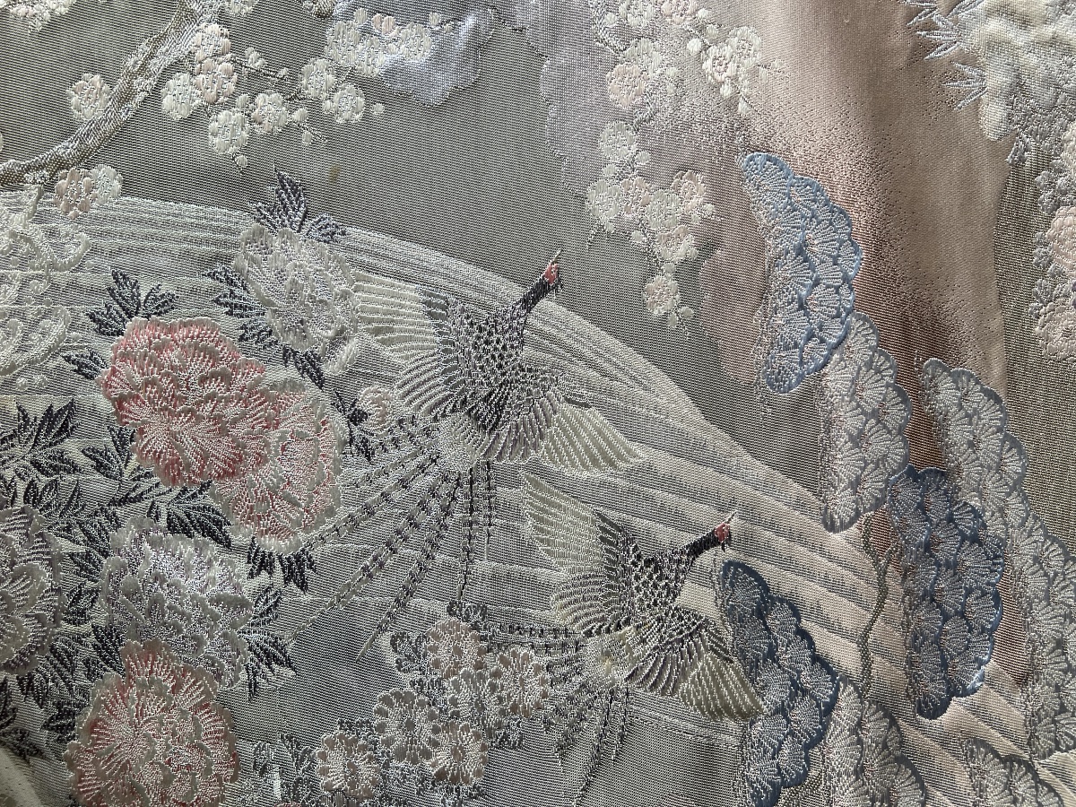 Japan, Lot Of 10 Obi, Japanese Belt-photo-1