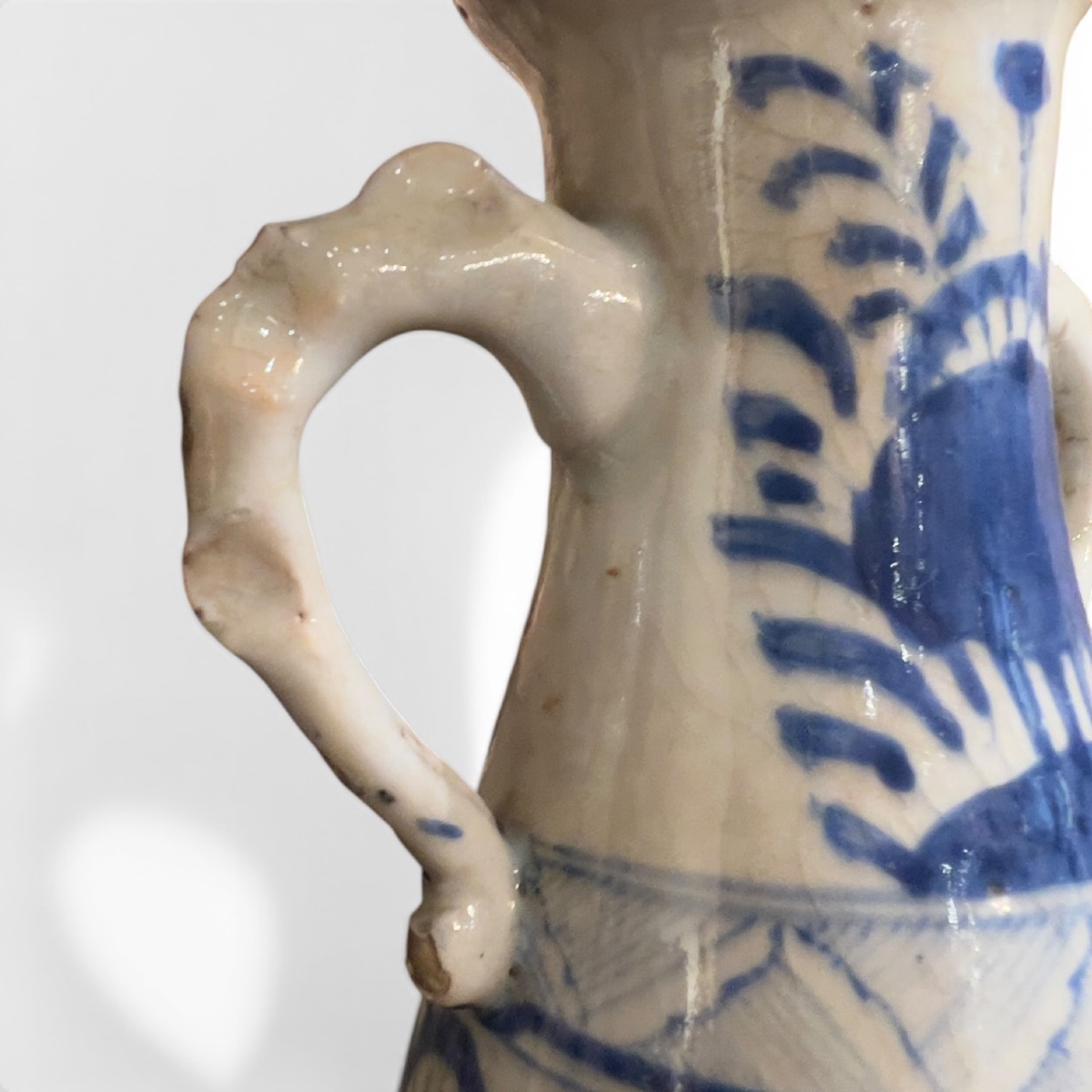 China, Ming Period, Blue-white Porcelain Vase Circa 1600-photo-4
