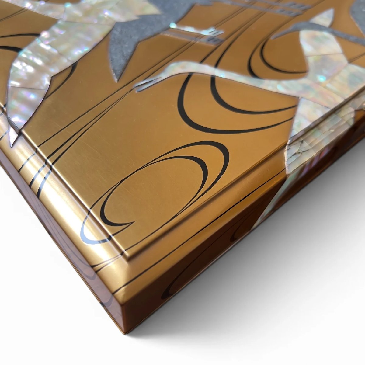  Japanese Lacquered Suzuribako Decorated With Cranes After Kōrin, Heian Zōhiko, Taishō–shōwa-photo-6