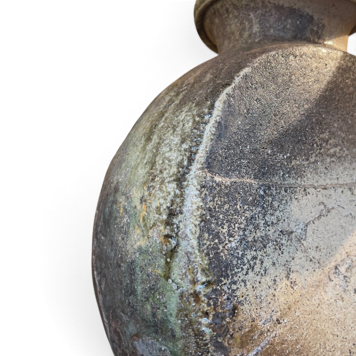 Japan - Mikio Osako, 1940–1995   —   Tokoname Stoneware Vase, Circa 1975-photo-1