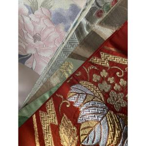Japan, Set Of 9 Obi, Japanese Belts 