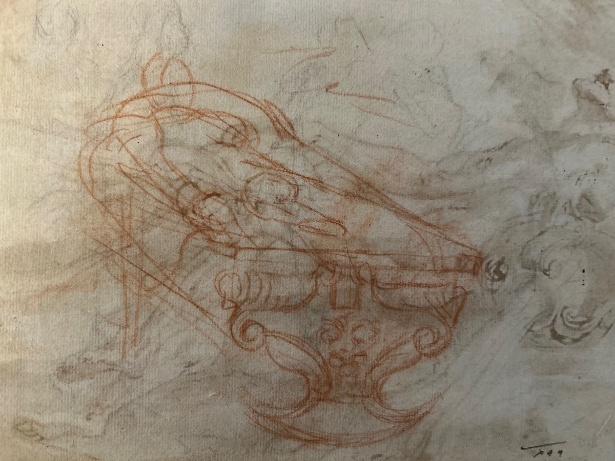 School Of Fontainebleau From The Second Half Of The 16th Century-photo-2