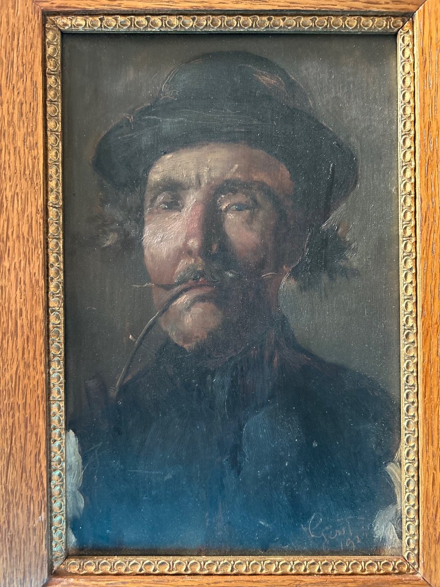 Portrait d'homme vers 1920