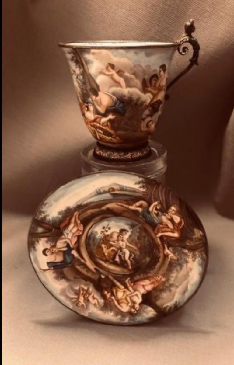 Vienna Silver And Enamel Cup