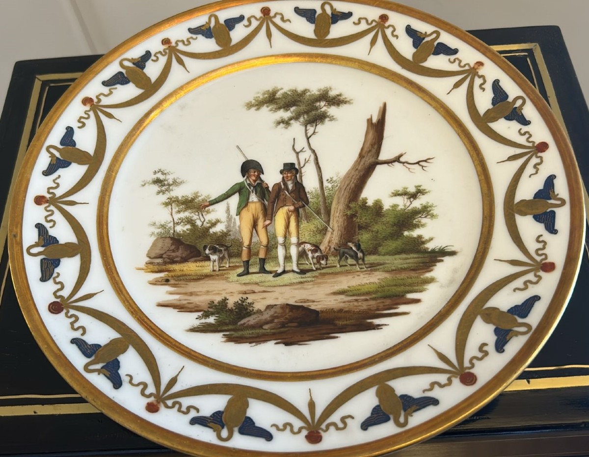 Porcelain Plate From The Restoration 