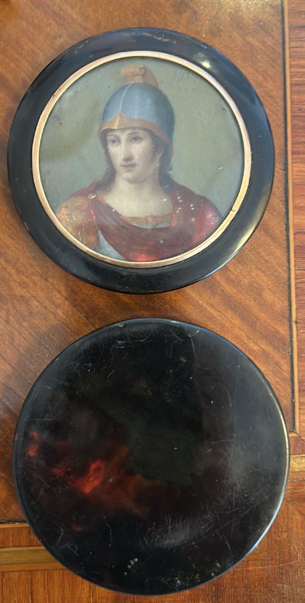 A Tortoiseshell Snuffbox From The Empire Period-photo-3