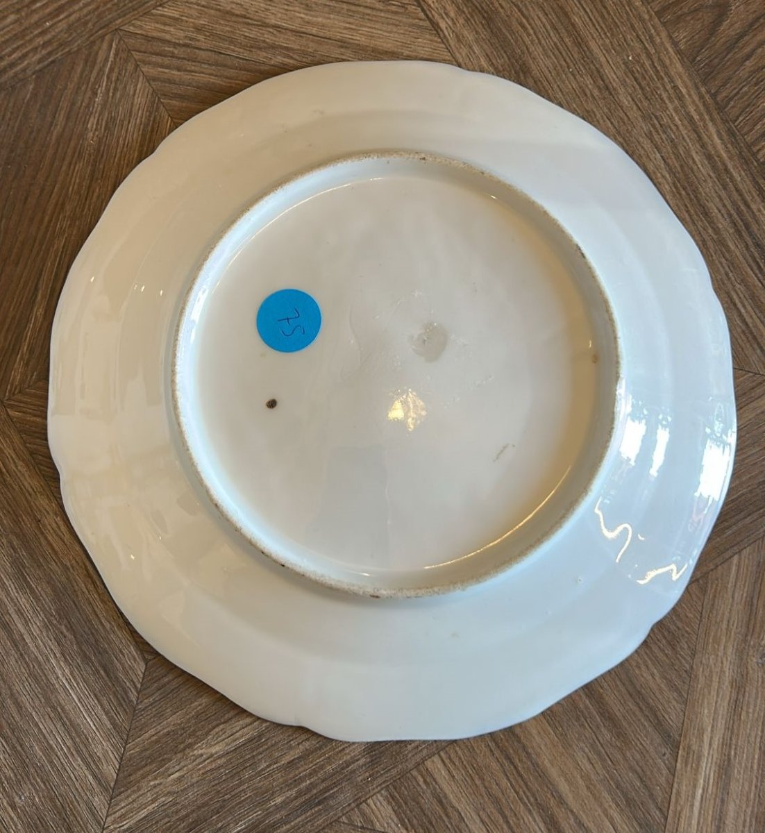 Assiette en porcelaine, France, XIXe siècle-photo-4