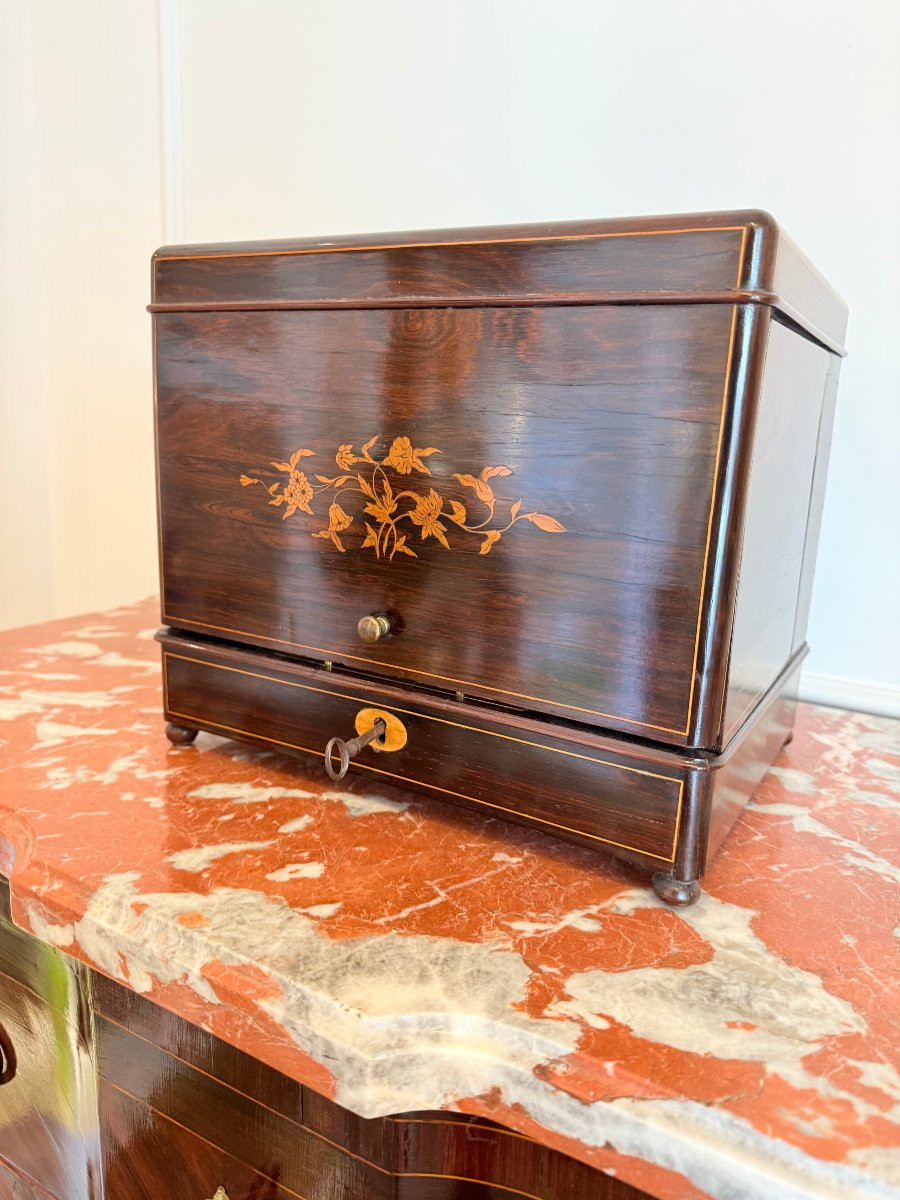 A Precious French "cave à Liqueur" From The Napoleon III Era.-photo-3