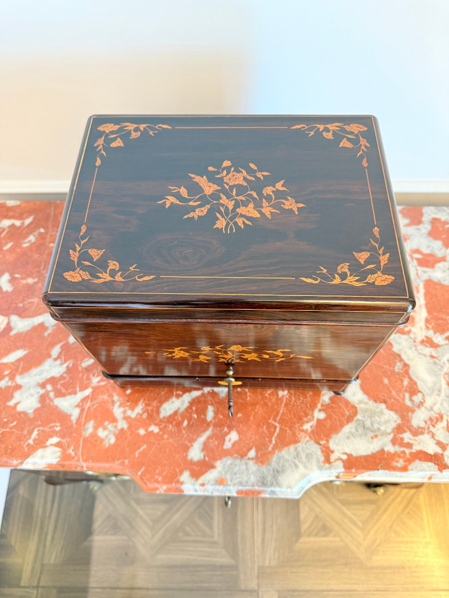 A Precious French "cave à Liqueur" From The Napoleon III Era.-photo-4
