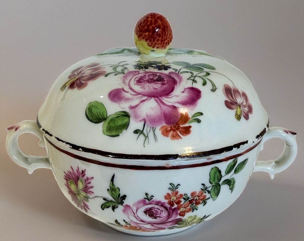 A Viennese Soup Cup Dating Back To The Third Quarter Of The 18th Century. 