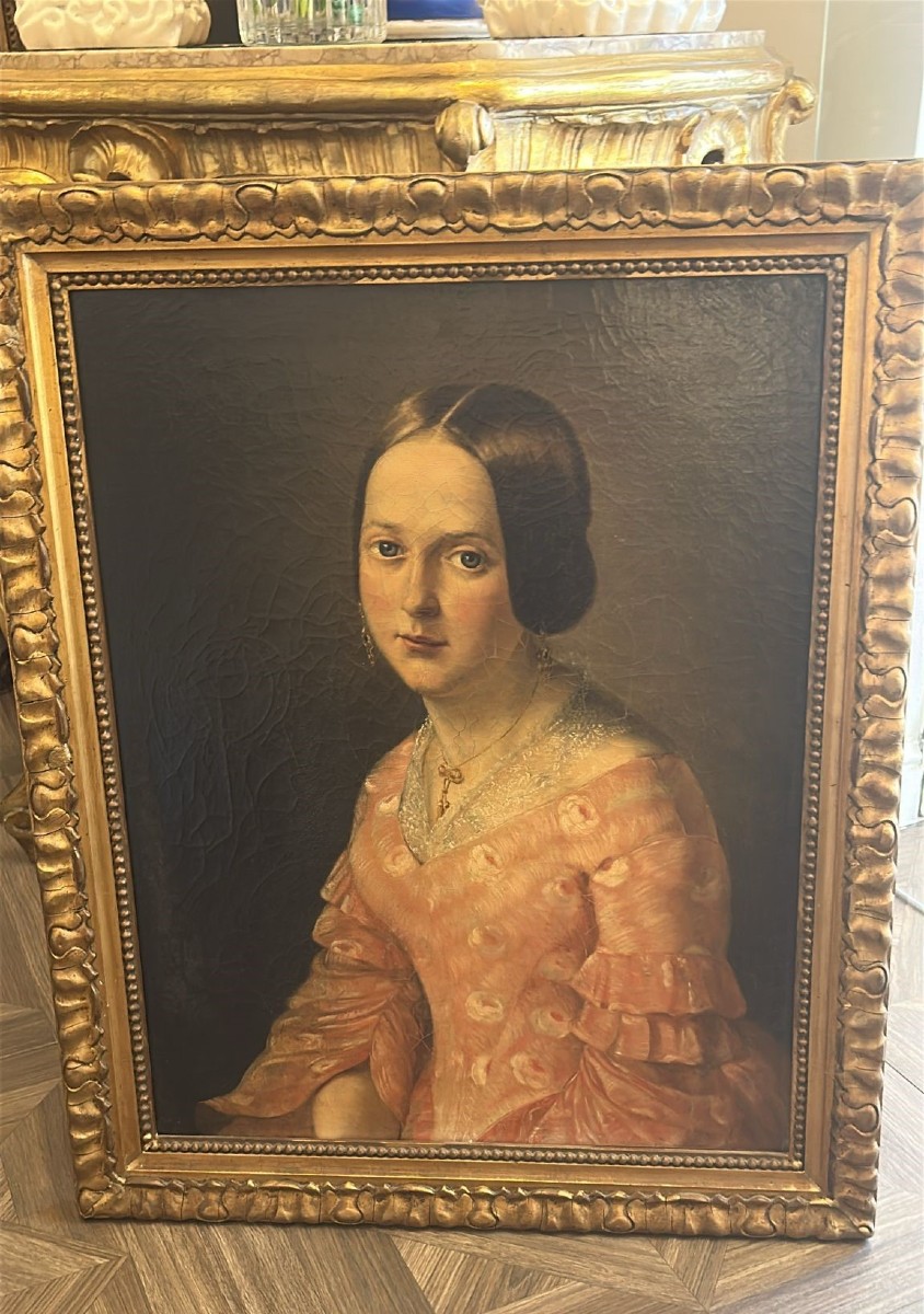 Oil On Canvas, Empire Period.