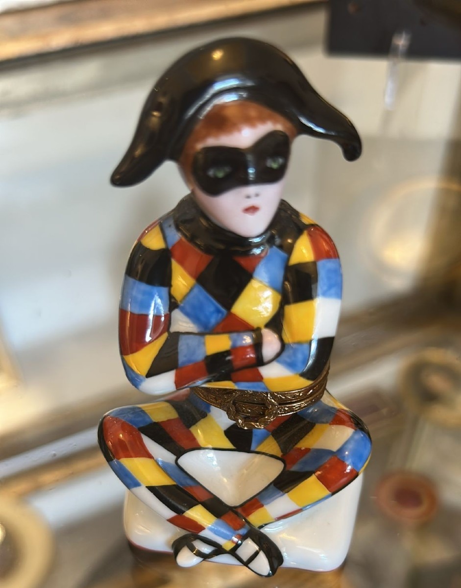 Boîte à bijoux en porcelaine Limonges