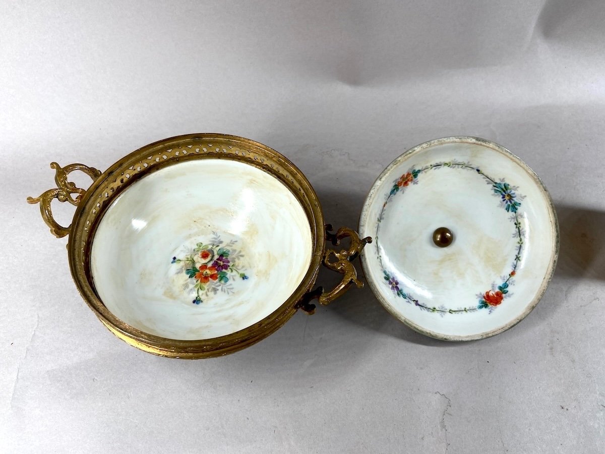 20th Century French Sevres Style Porcelain Cup-photo-3