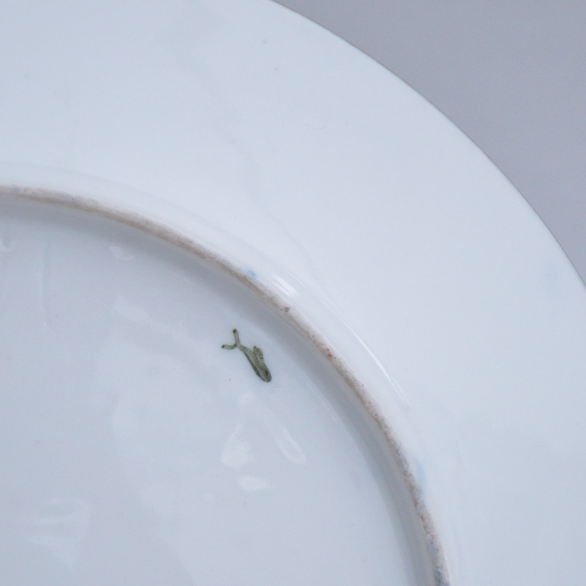 Porcelain Plate From Vieux Paris, Decorated By The Perche Workshop, Early 19th Century-photo-3