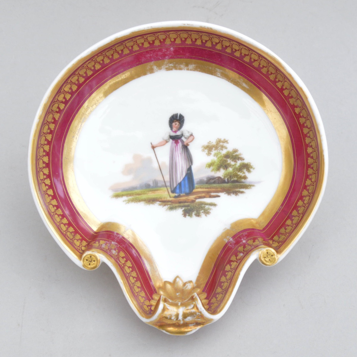 Paire de compotiers en porcelaine de Vieux Paris, vers 1820-1840-photo-6
