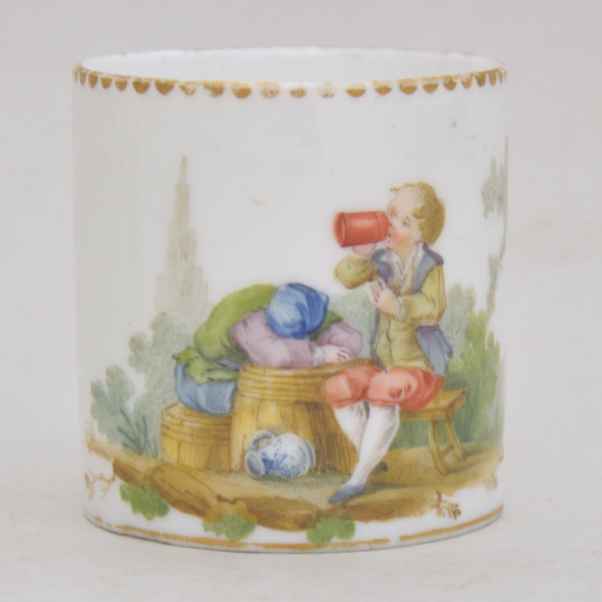 Soft-paste Porcelain Service Decorated With Scenes Of Children Reveling In Wine, Attributed To Vincennes, 18th Century-photo-5