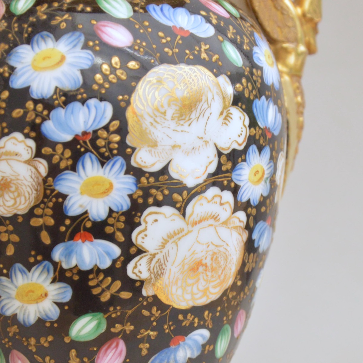 Paris Porcelain Vase, Restoration Period, Circa 1830-photo-5