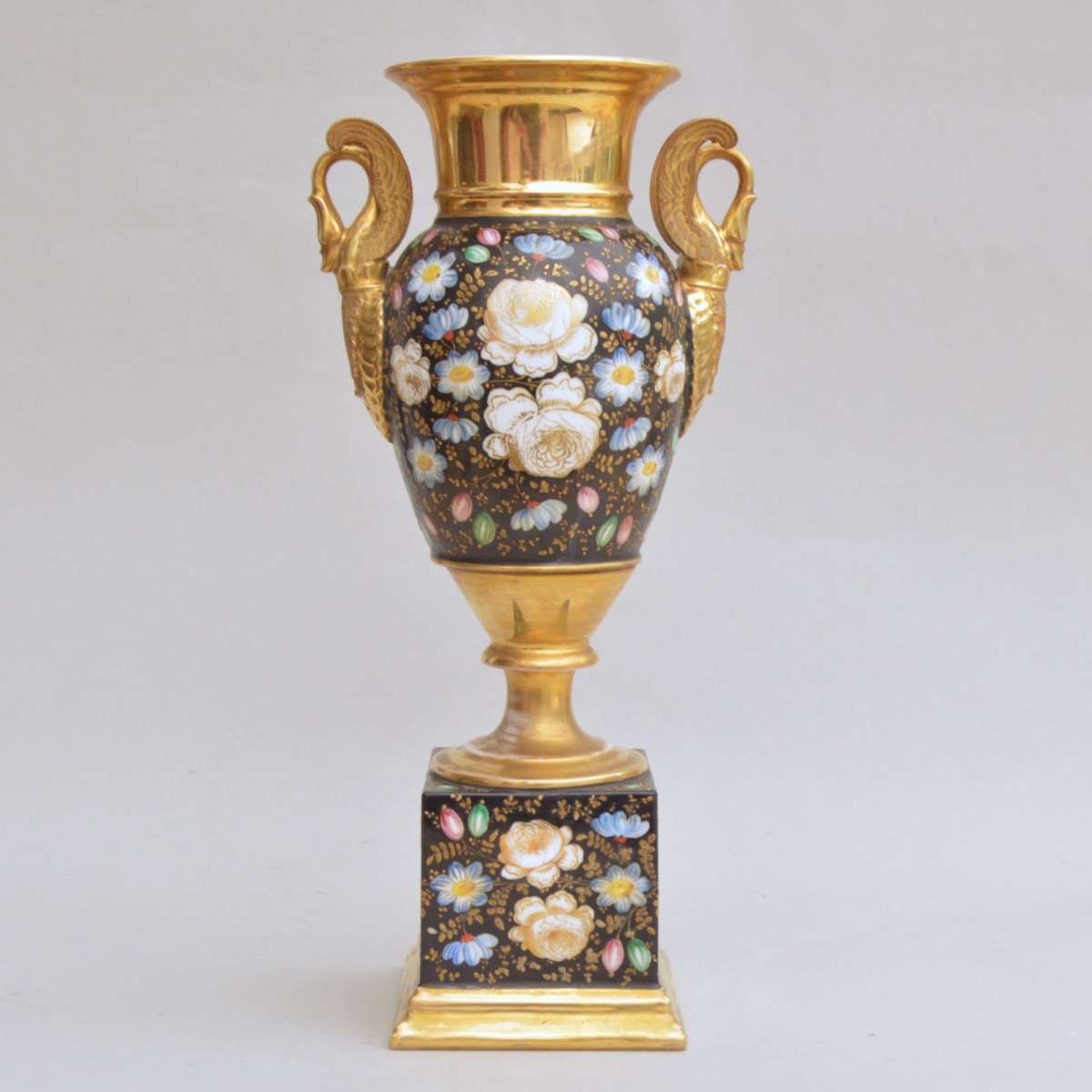 Paris Porcelain Vase, Restoration Period, Circa 1830