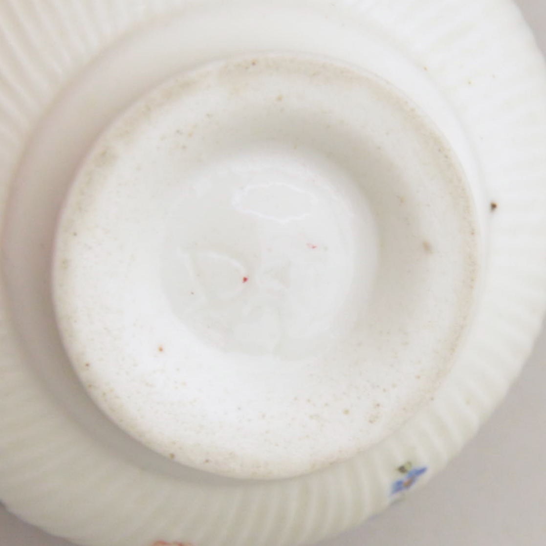 Paire de pots à crème en porcelaine de Mennecy, XVIIIe siècle-photo-4