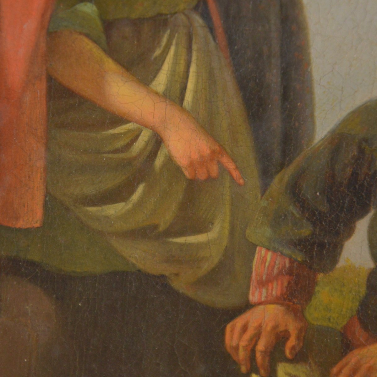 Jozef Geirnaert (1791-1859) Vendeur De Poissons Huile Sur Toile-photo-4