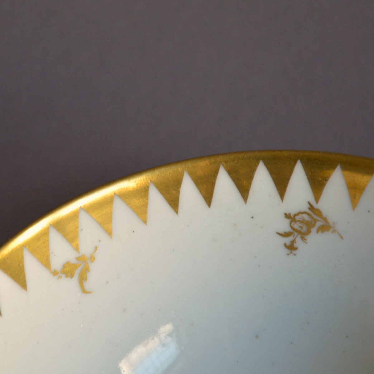 Old Brussels Porcelain Bowl In A Style Of Louis Cretté  Decoration Representing Henyard 19th C-photo-4