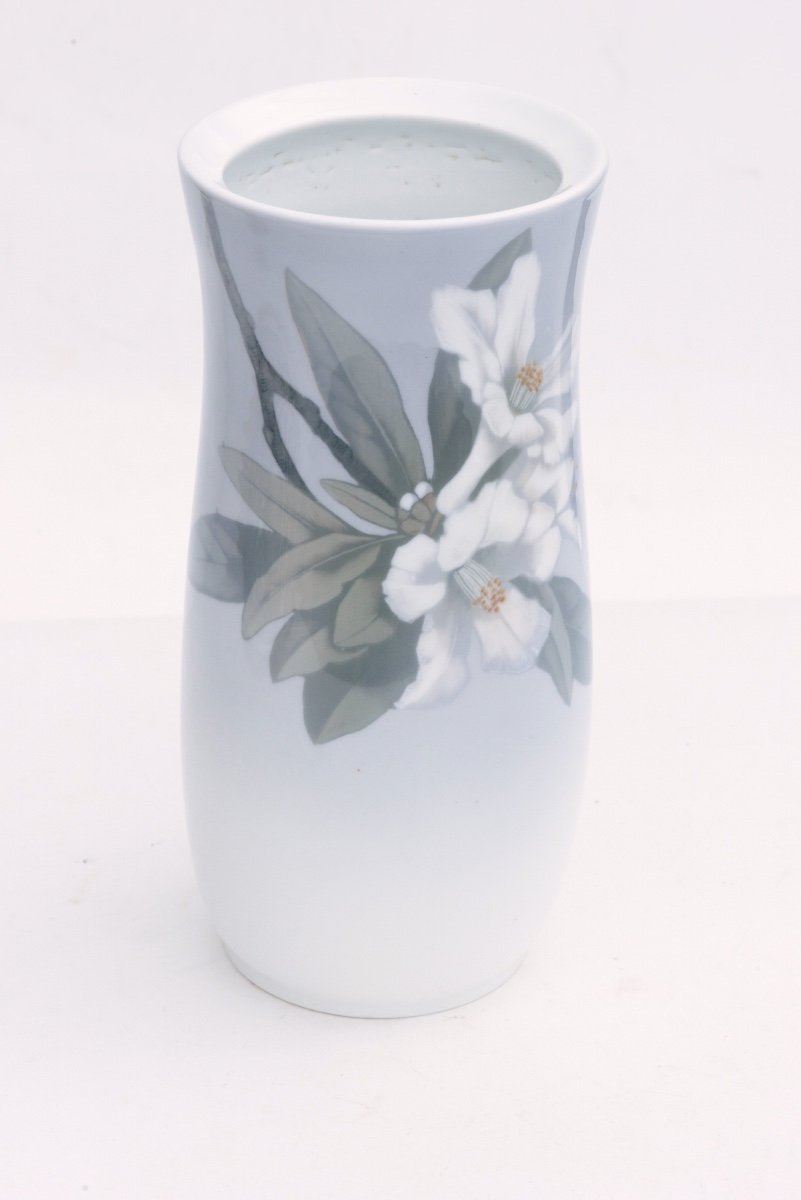 Vase Art Nouveau En Porcelaine De Royal Copenhague Debut XXème-photo-2