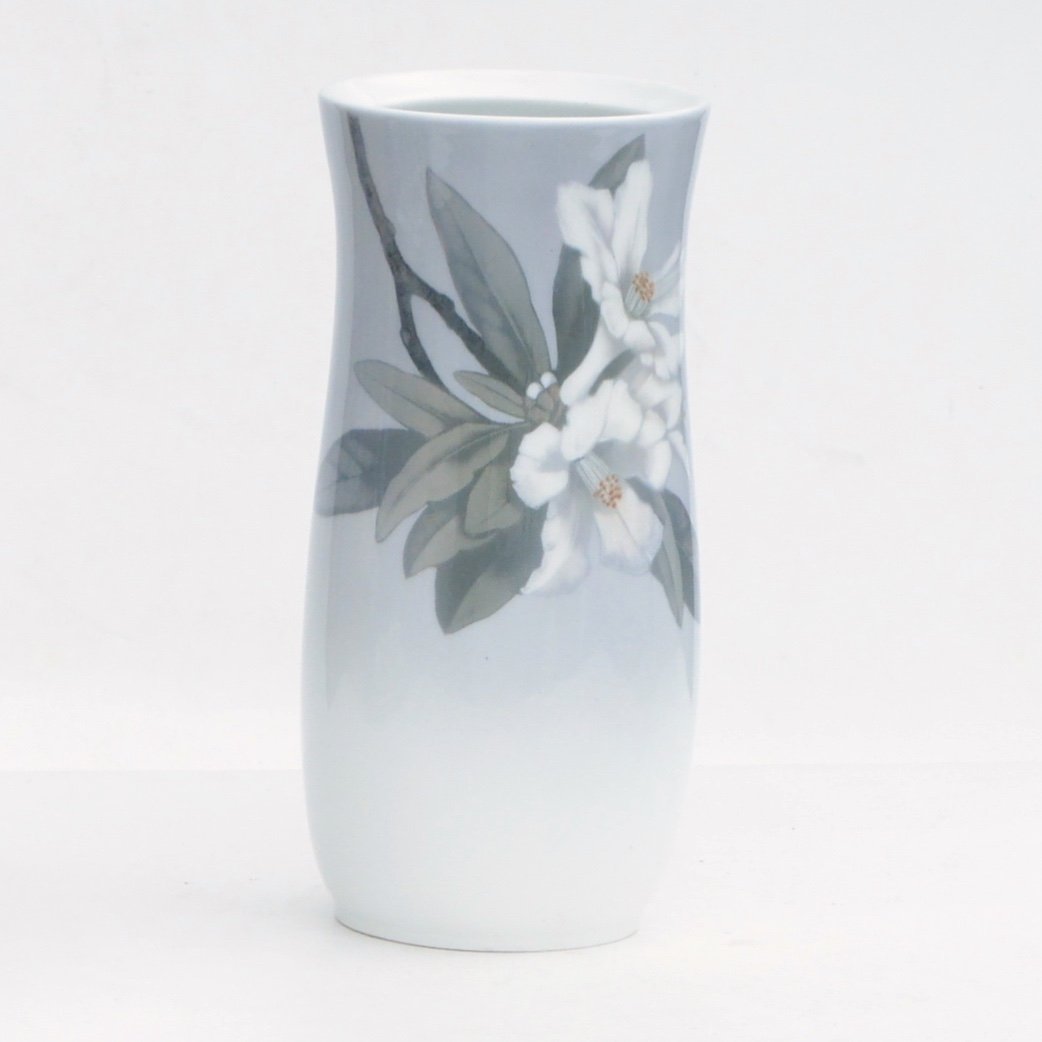 Vase Art Nouveau En Porcelaine De Royal Copenhague Debut XXème