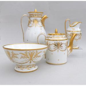 Porcelain Service From The Empire Period - Early 19th Century