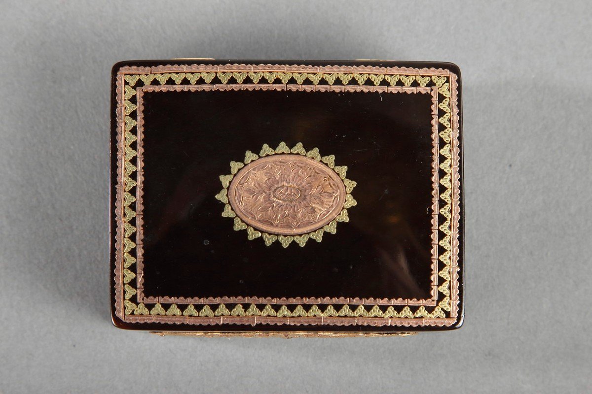 Necessary In Tortoiseshell And Gold. Louis XVI Period.-photo-1