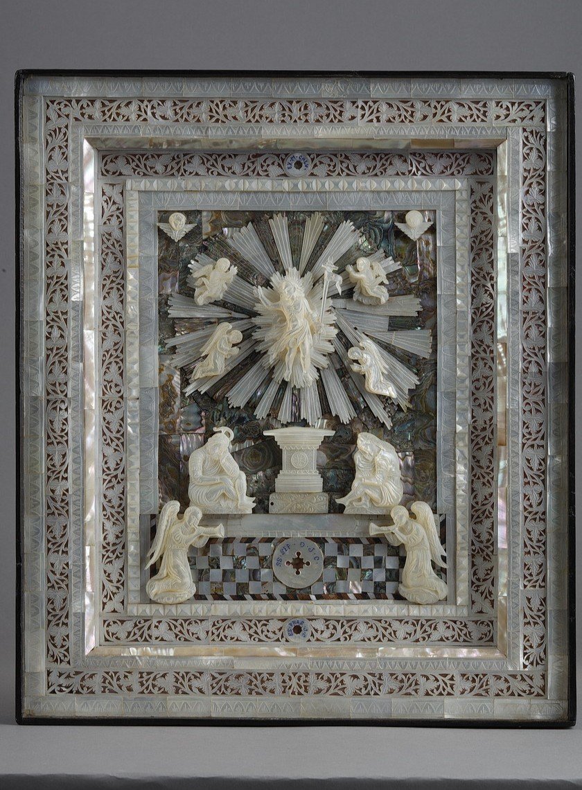 Tableau En Nacre Resurrection Du Christ