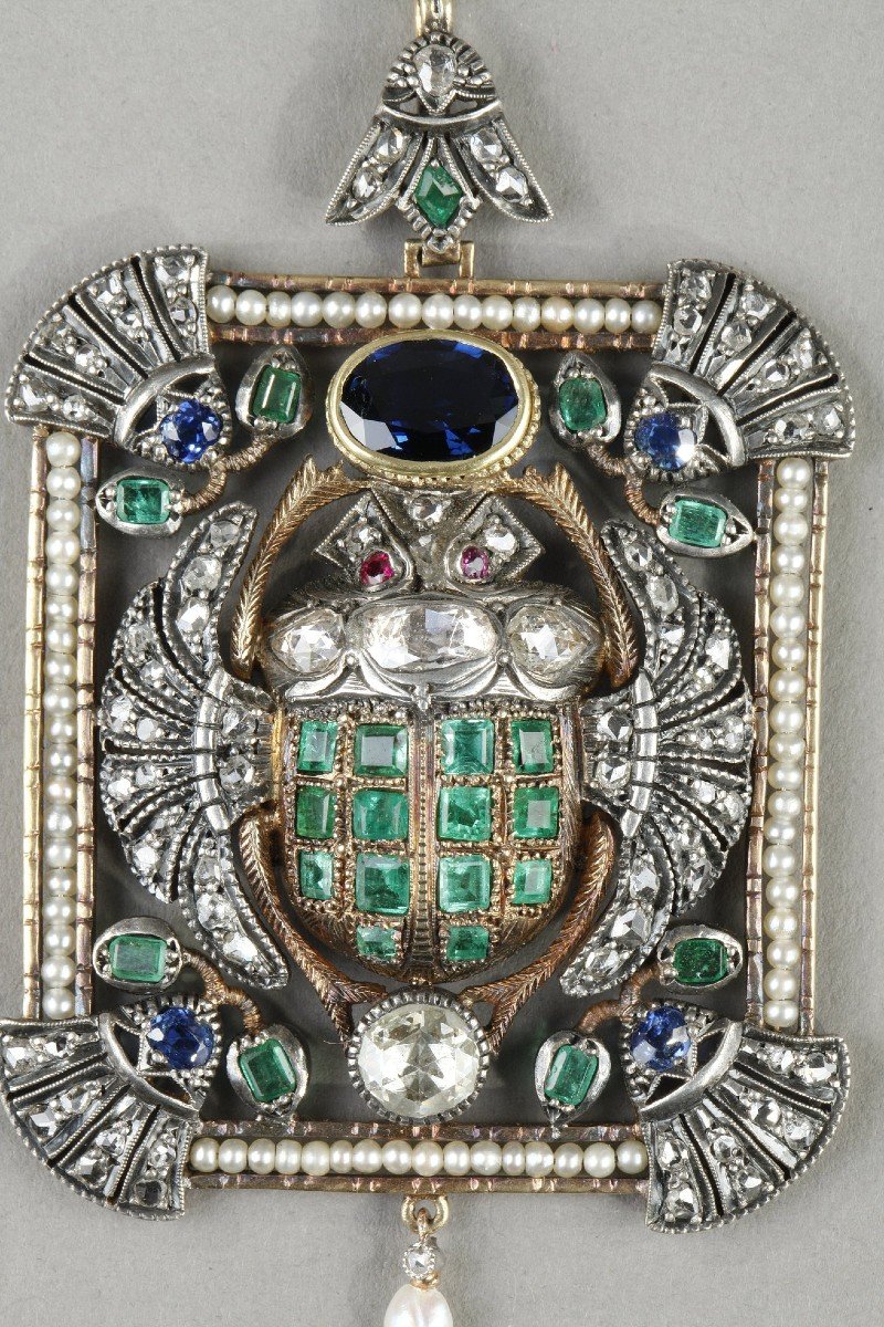 Art Deco Egyptomania Pendant-photo-2