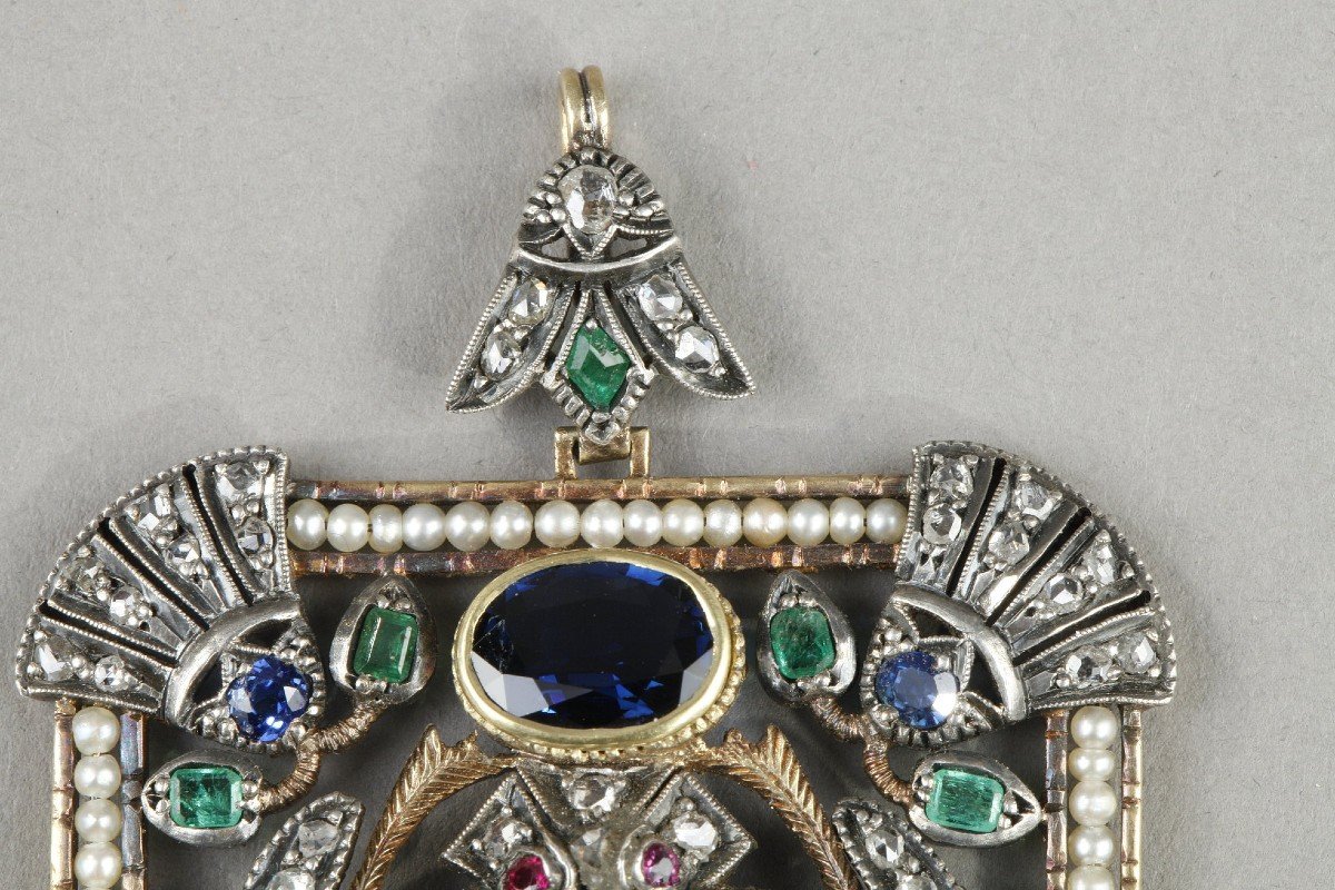 Art Deco Egyptomania Pendant-photo-4