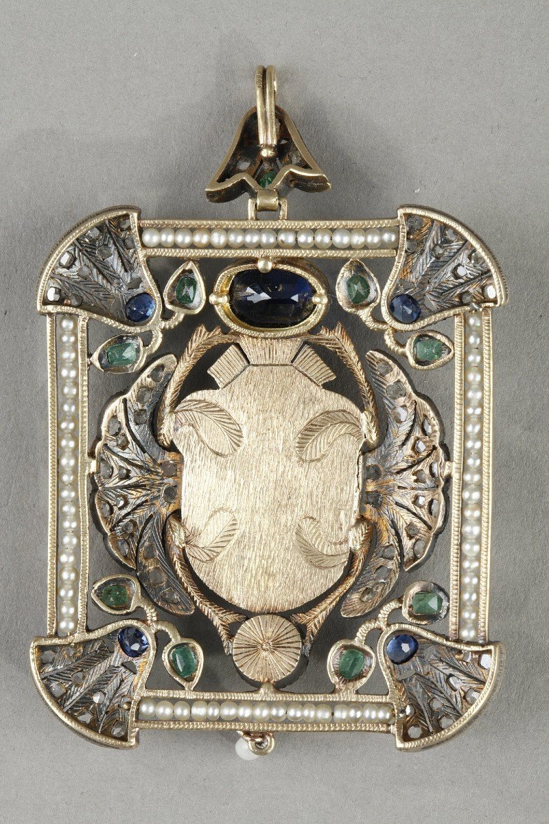 Art Deco Egyptomania Pendant-photo-5
