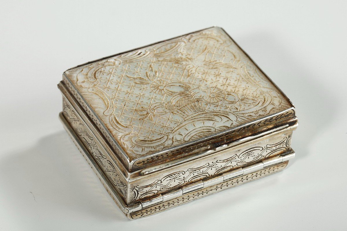 Secret Snuff Box, Two Erotic Miniatures, 19th Century-photo-2