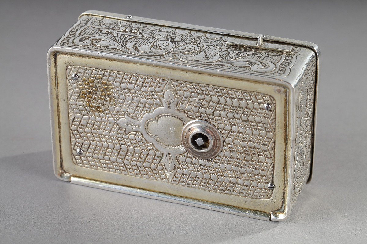 Silver Songbird Music Box, England-photo-4