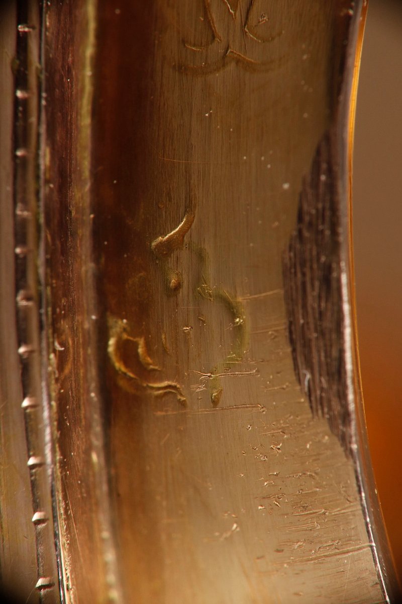 Une tabatiere en or et aventurine bleue du XVIII siècle, maître orfèvre Master goldsmith Guilla-photo-7