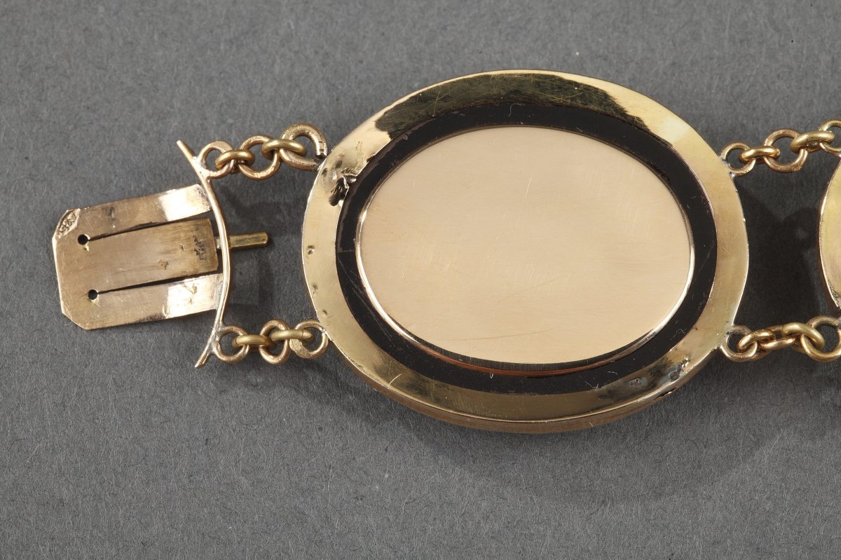 Micromosaic Bracelet. First Half Of The 19th Century Work -photo-5