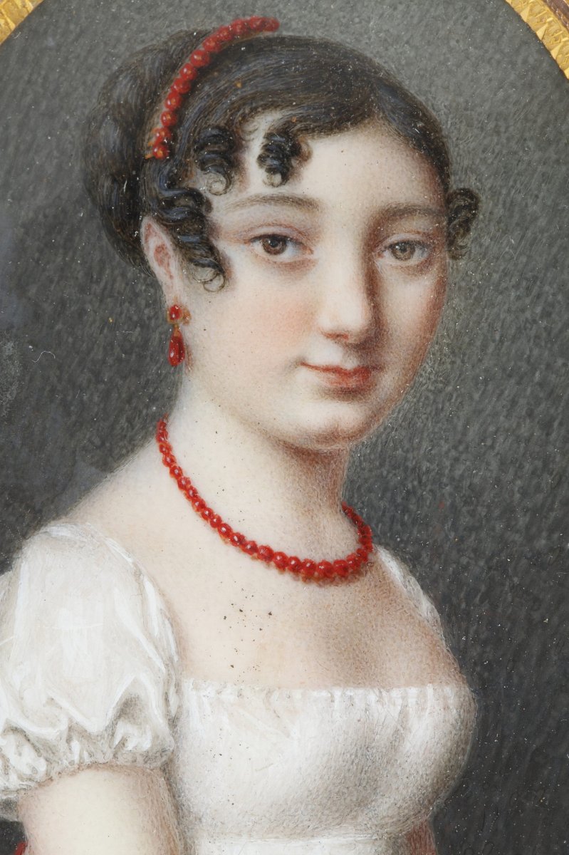 TabatiÈre En Or A Portrait Signée Boichard. Circa 1809-1819. -photo-1