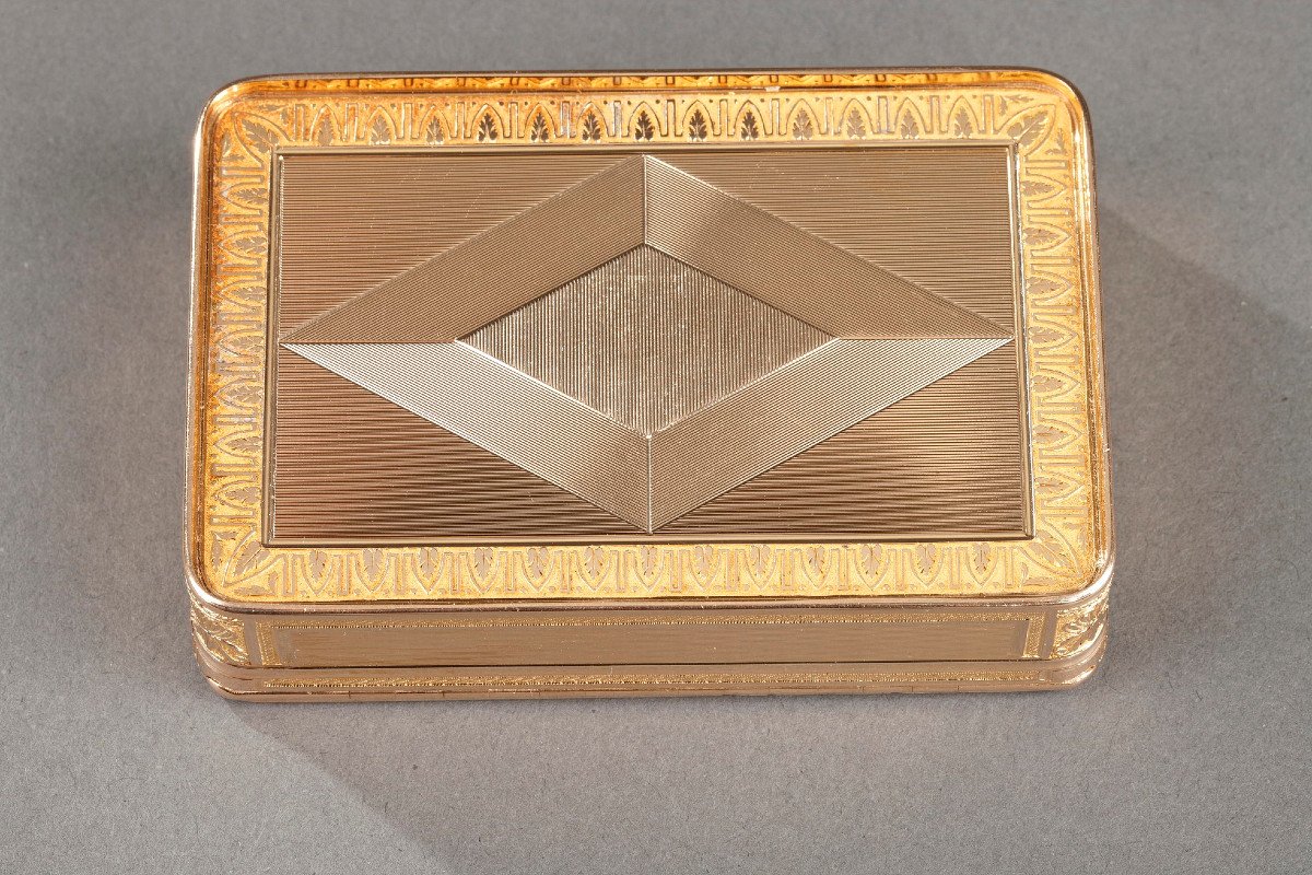 Early 19th Century Gold Box. Rémond, Lamy, Mercier & Co. à Genève. -photo-7
