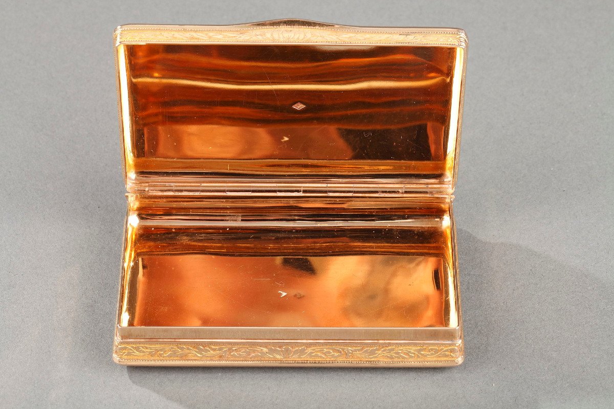 A Mid-19th Century Gold Snuff-box By Louis Tronquoy. -photo-5