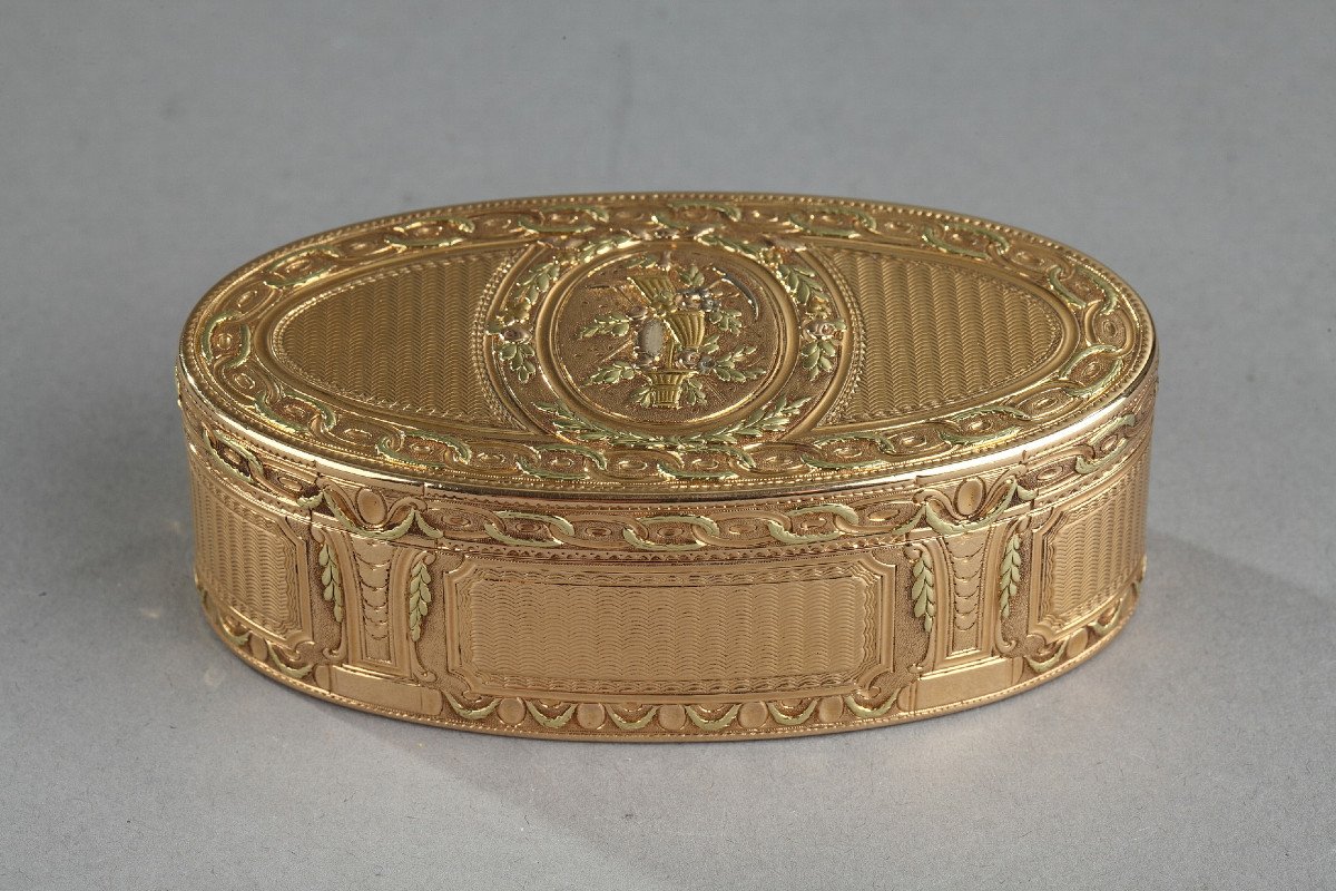 Tabatière En Or. Epoque Louis XVI. 1780. -photo-2