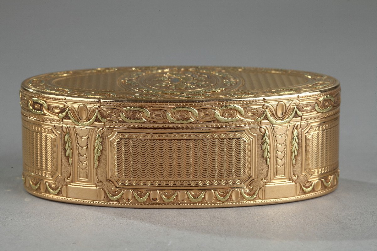 Tabatière En Or. Epoque Louis XVI. 1780. -photo-4