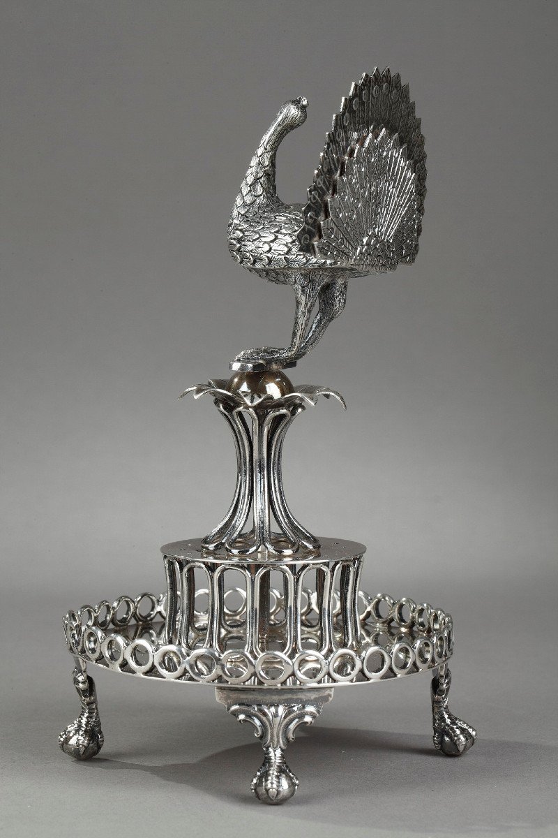 19th Century Silver Toothpick Holder. -photo-1