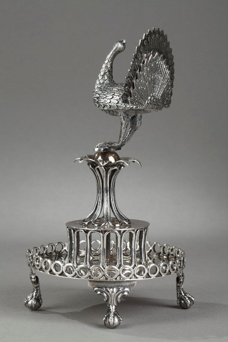 19th Century Silver Toothpick Holder. -photo-1