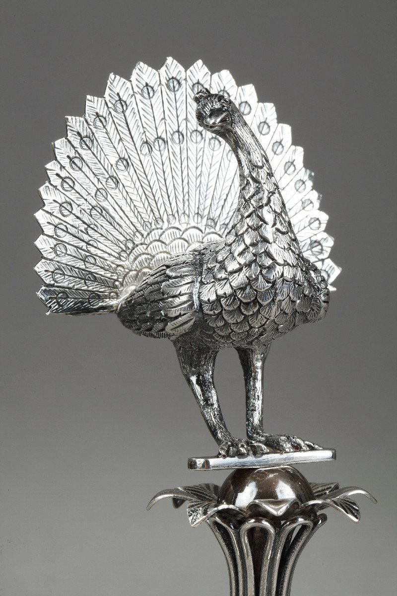 19th Century Silver Toothpick Holder. -photo-3