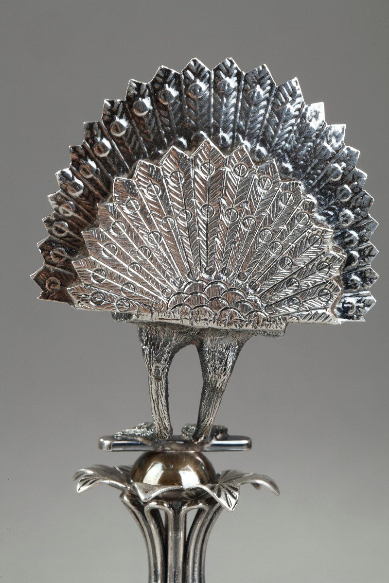 19th Century Silver Toothpick Holder. -photo-6